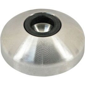 Fractional Metric Series Base For Swivel Feet, D50 w/ Anti-Slip Plate, Stainless Steel