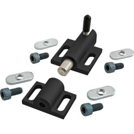 25, 30, 40 Series Deadbolt Latch with Top Latch, Black
