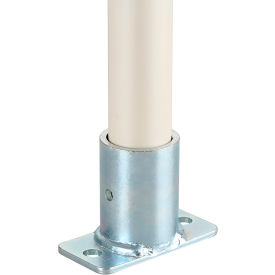 15, 30, 40, 45 Pipe Series T-Stanchion Mount, 1-1/8'' Diameter, Steel