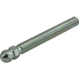 Fractional Swivel Foot Threaded Stem: 1/2-13 X 4.000", Zinc