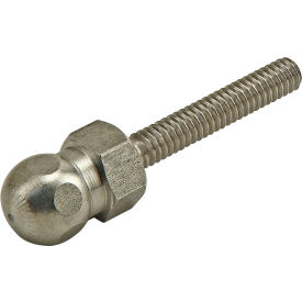 Fractional Swivel Foot Threaded Stem: 1/4-20 X 1.500", Stainless Steel