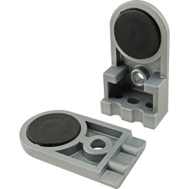 25, 40 Series Glass Panel Holder, Powder Coat Finish