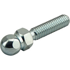 Fractional Swivel Foot Threaded Stem: 3/8-16 X 1.500", Zinc