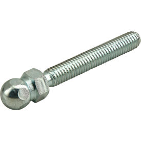 Fractional Swivel Foot Threaded Stem: 3/8-16 X 2.500", Zinc