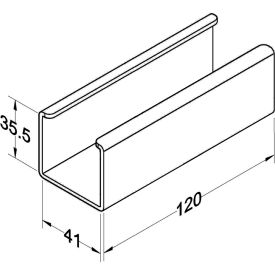 10 & 25 Series Track Connector, Steel Zinc
