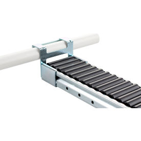 10, 25, Pipe Series Track Mount Drop Start (85mm) Steel, Bright Zinc