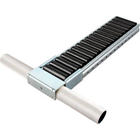 10, 25, Pipe Series Track Mount Start (85mm) Steel, Bright Zinc