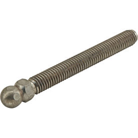 Fractional Swivel Foot Threaded Stem: 1/2-13 X 4.000", Stainless Steel