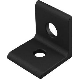 10, 15 Series Lite Transition Inside Corner Bracket with 2 Hole, Black