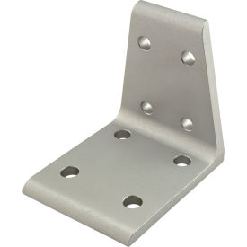 25, 40 Series 8 Hole Center Transition Inside Corner Bracket, Clear