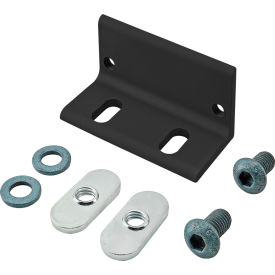 25, 40 Series Door Catch Bracket 1"L, Black
