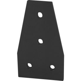 15 Series Ready Tube 4 Hole Tee Joining Plate, Black