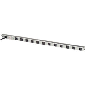 10, 15, 25, 30, 40 & 45 Series Power Strip, 12 Outlets, 20A, 15' Cord