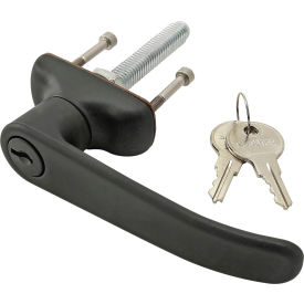 10, 15 Series Black L-handle With Lock Clockwise