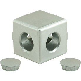 10 & 25 Series 2 Way - Light Squared Corner Connector