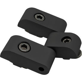 10 To 15 Series Heavy Duty Transition Hinge Assembly, Black Anodize