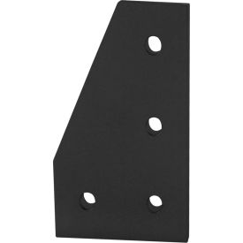 15 Series Ready Tube 4 Hole 90 Degree Joining Plate, Black