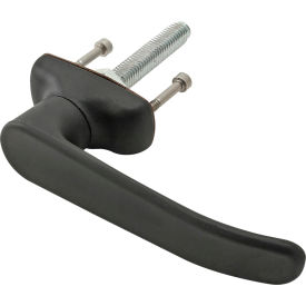 25, 40 Series L-Handle Clockwise, Powder Coat, Black