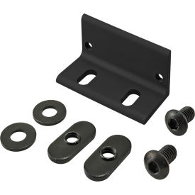 10 & 15 Series Magnetic Door Catch Bracket, Black
