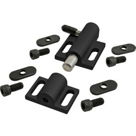 Black Deadbolt w/ Side Latch