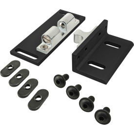 10 Series Tension Ball Latch With Mounting Brackets, Black