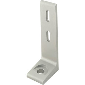 15 Series Ready Tube 1-1/2" Slotted Economy Floor Mount Base Plate, Clear