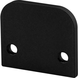 10, 15, 25, 30, 40, 45 Series Aluminum Door Stop, Black