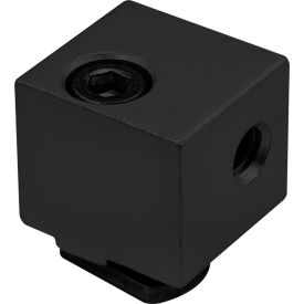 10 Series S/S Panel Mount Block, Black