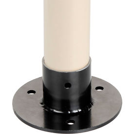 Flex pipe Stanchion Mount, Small, Steel Zinc