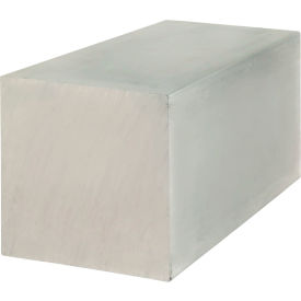Fractional 2-1/16" Square Block Profile, 145" Bar, Mill Finish