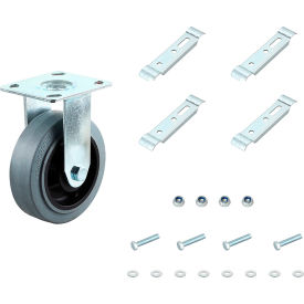 6'' ESD Rigid Plate Caster Kit