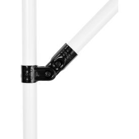 Pivot Tee Joint Set, Steel, Black