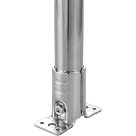 Flat Anchor Joint Set Steel Chrome