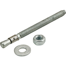Fractional Series 1/4" X 3 1/4" Wedge Floor Anchor W/ Hex Nut And Washer