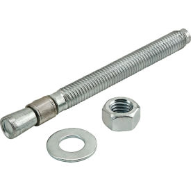 Fractional Series 1/2" X 5 1/2" Wedge Floor Anchor With Hex Nut And Washer