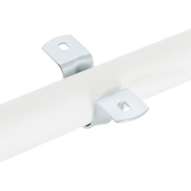 Pipe Series Double Clamp, Silver