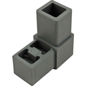 Quick Frame Series 2 Way Corner Connector, Gray
