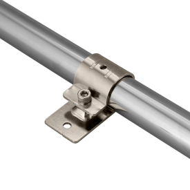 Flat Clamp Joint Set Steel, Silver