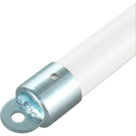 Steel Sleeve Hanger End Cap, Silver