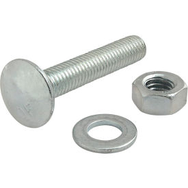 Metric Series Bolt Assembly M8 x 45 mm T-Slot Stud with Washer & Hex Nut, Bright Zinc