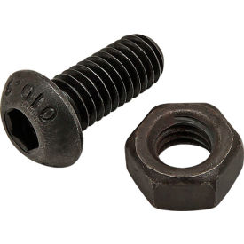 M6 x 14mm Black BHSCS with Hex Nut, Zinc