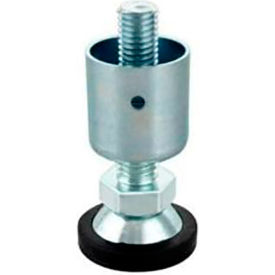 Pipe Series Adjustable Non-Slip Outer Foot, Steel, Zinc
