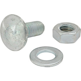 M8 x 20mm T-Slot Stud with Washer and Hex Nut, Bright Zinc