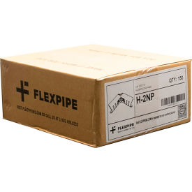 Flex pipe Standard Joints with 4 Pre-Drilled Holes, Chrome Plating, Box of 150