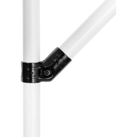 Pipe Series 45 Degree Fix Angle Joint Set, Black