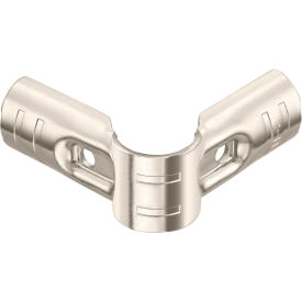 Flex pipe Outer Corner Joint, Steel, Nickel