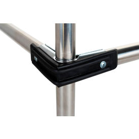 Flex pipe Rubber Corner Bumper, Black