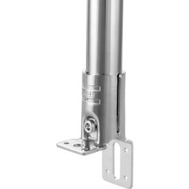 Flex pipe Side Anchor Joint Set with Hardware, Steel, Chrome Plating