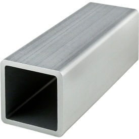 Ready Tube 1-1/2" Square Tube, No Holes, 150" Bar, Anodize Finish