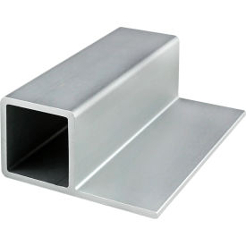 Ready Tube 1-1/2" P Tube, No Holes, No Notches, 150" Bar, Anodize Finish